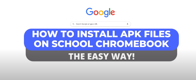 install APK files on my Chromebook