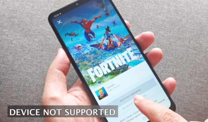 install Fortnite on Samsung Galaxy A12 