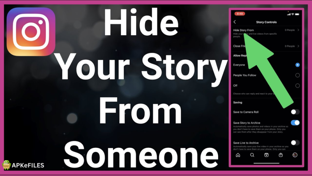 How To Hide Instagram story. featured image