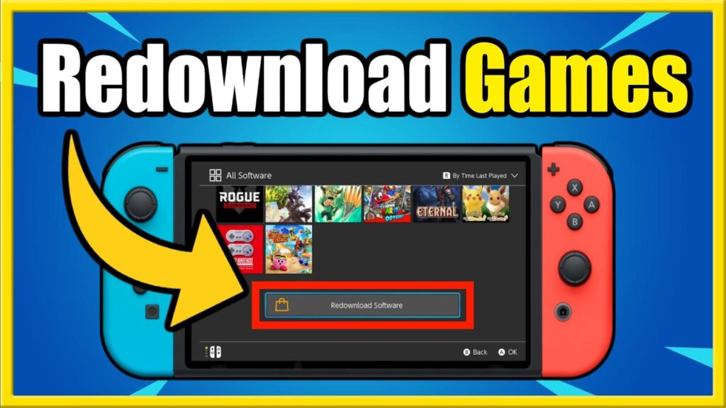 How to redownload deleted Nintendo Switch games featured image